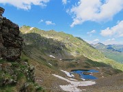 69 Dalla Bocchetta Triomen vista sui Laghi di Ponteranica